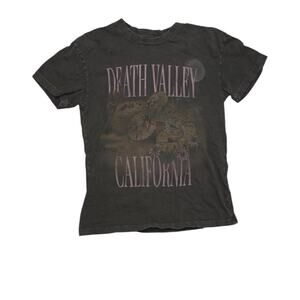 Abercrombie & Fitch Death Valley Tee – Black Vintage Rattlesnake Graphic Shirt